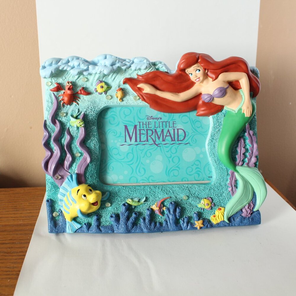 Disney The Little Mermaid 3D Picture Frame 3.5"x5" Picture